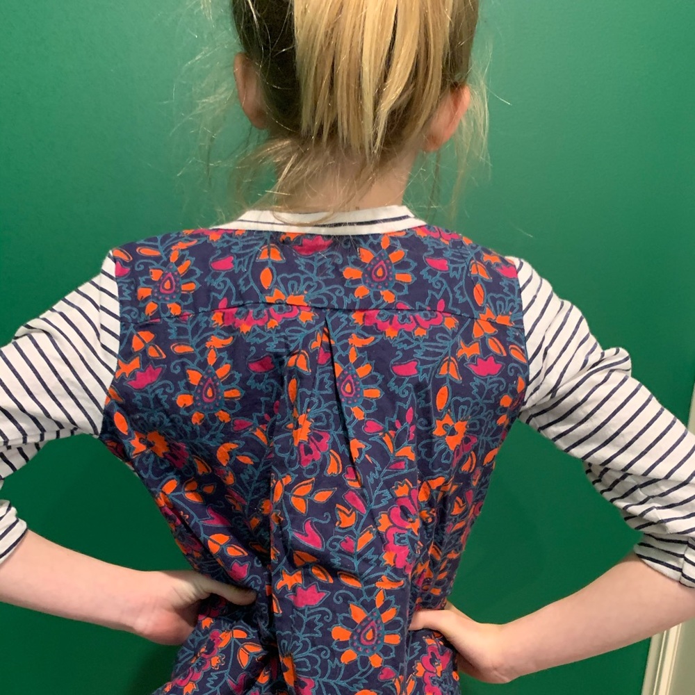 Girls Garnet Hill colorful top